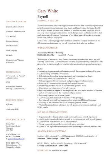 Cv format pick the right format for your situation. Financial CV template, Business administration, CV ...