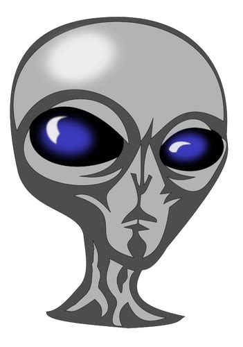 Angry Alien Public Domain Vectors