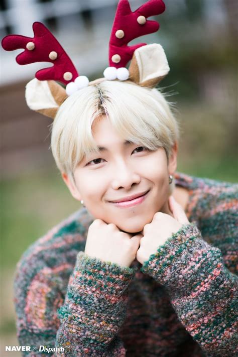 Bts Rm Christmas Photoshoot By Naver X Dispatch Bts