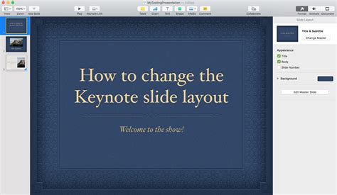 Apple keynote makes it simple to create and deliver beautiful presentations. How to change the slide layout in Keynote on Mac and iOS