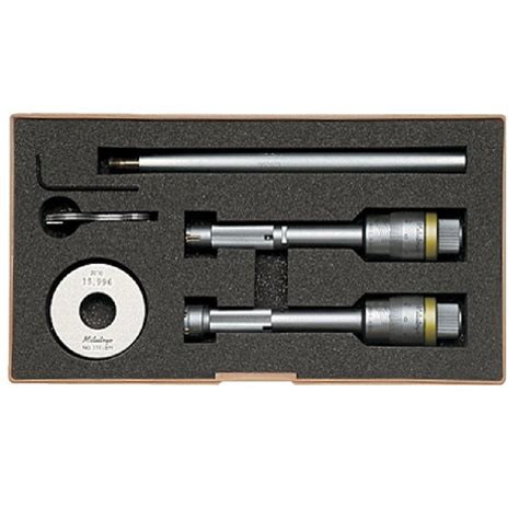 Mitutoyo 3 Point Internal Micrometer Holtest Set 12 20mm 2 Pcs 368