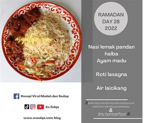 30 Hari 30 Menu Resepi Berbuka Puasa Ramadan