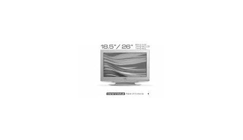 Sanyo DP26649 - 26" LCD TV Manual