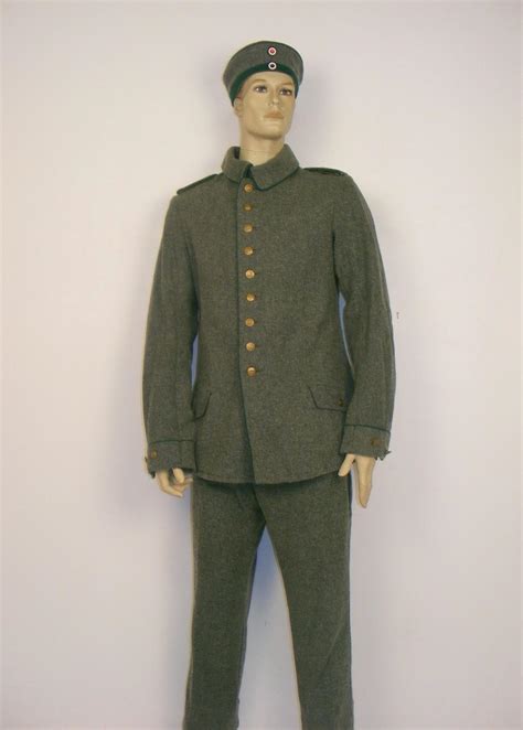 antikcostume uniforme soldat allemand 1ère gm chasseur culotte veste coiffures