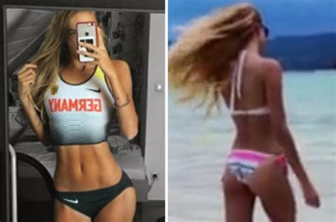 Alicia Schmidt Dubbed Sexiest Athlete In The World Posts Racy Instagram Video Daily Star