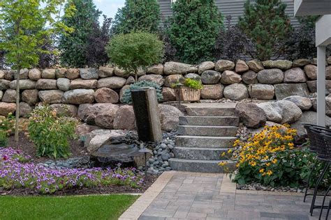 Stone Brick And Concrete Landscaping Steps And Stairs Southview Design