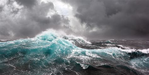 Sea Wave During Storm In North Part Of Atlantic Ocean Tradewpower As