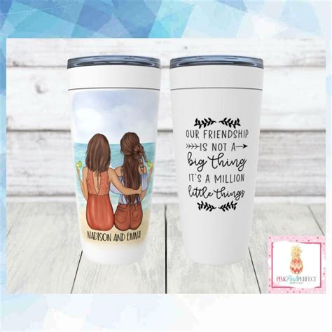 Custom Best Friend Tumbler Cup Personalized Best Friend Travel Mug