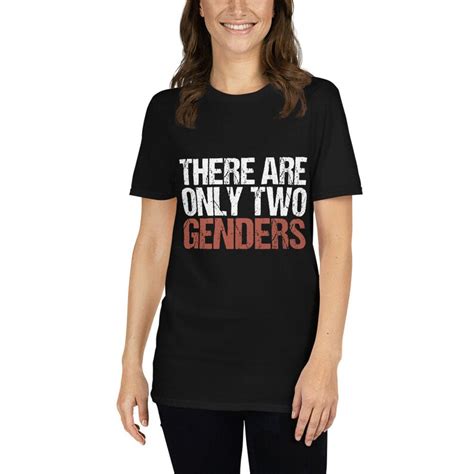 There Are Only Two Genders T Shirt 2 Genders Shirt Etsy