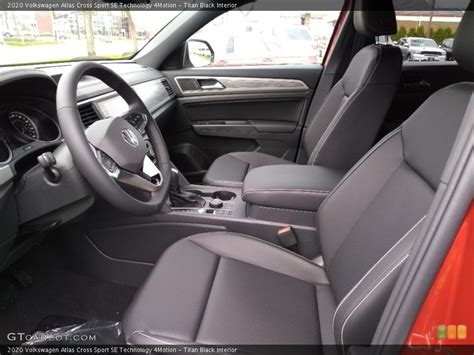 The downside is a somewhat small cabin and no towing capability. Titan Black Interior Photo for the 2020 Volkswagen Atlas ...