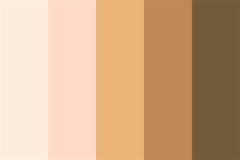 Skin Tones Reference Color Palette