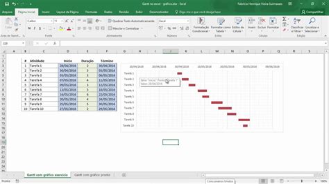 Como Criar Um Cronograma No Excel Passo A Passo Ninja Do Excel Riset