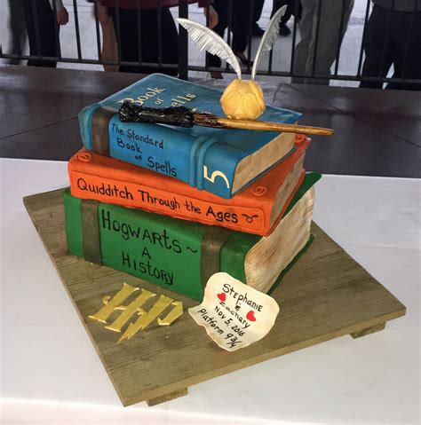 *this* is the best book on cake. The Bake More: Harry Potter Lesson Books Cake