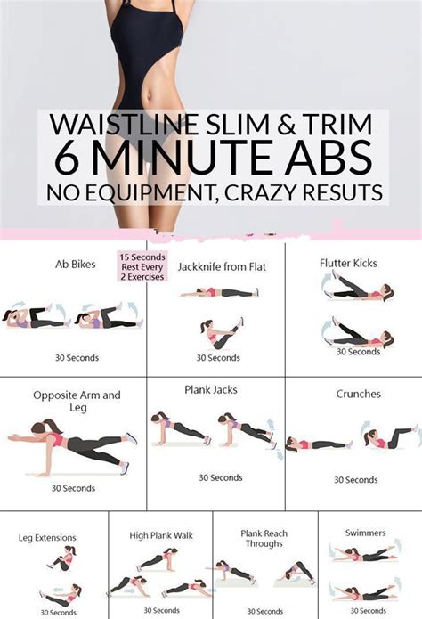 6 Minutes Abs Workout You Can Do At Home Easy Morning Workout
