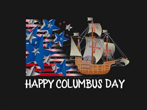 Happy Columbus Day Png Free Download Files For Cricut And Silhouette