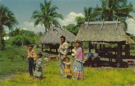 Vintage Travel Postcards Florida Indians