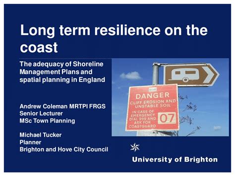 Pdf Long Term Resilience On The Coast The Adequacy Of Shoreline