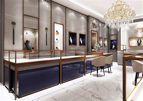 Luxury Jewellery Shop Display Designjewelry Store Interior Design