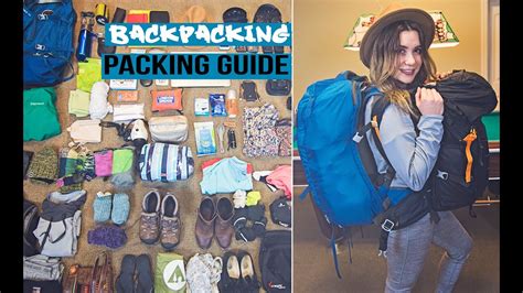Backpacking Travel Packing Guide Youtube