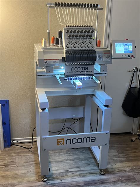 Ricoma Mt 1501 Single Head 15 Needle Commercial Embroidery Machine