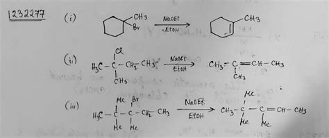 Predict All The Alkenes That Would Be Formed By Dehydrohalogenation Of