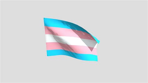 Transgender Pride Flag Buy Royalty Free 3d Model By Space Explorers