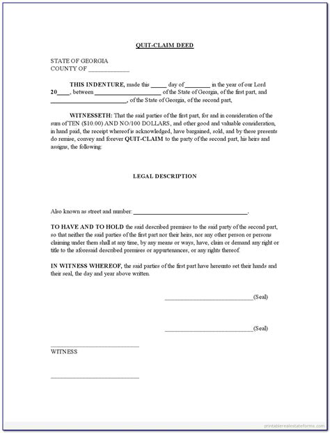 Broward County Quit Claim Deed