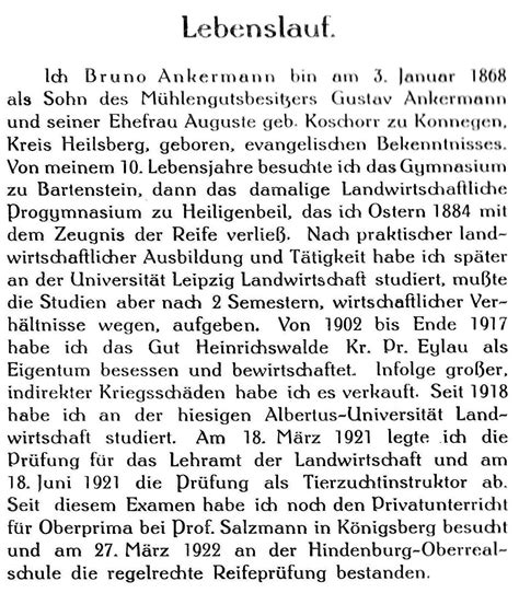 1981 trat er als mitunterzeichner des heidelberger manifestes in erscheinung. Bruno Ankermann - Gut Heinrichswalde | Genealogie-Tagebuch
