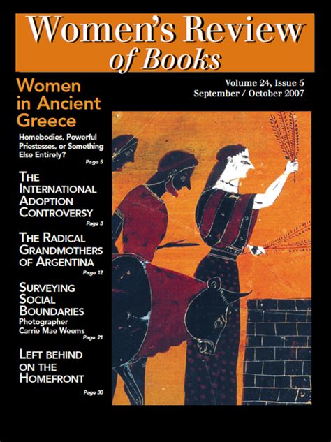 women s review of books volume 24 issue 5 pdf old city publishing