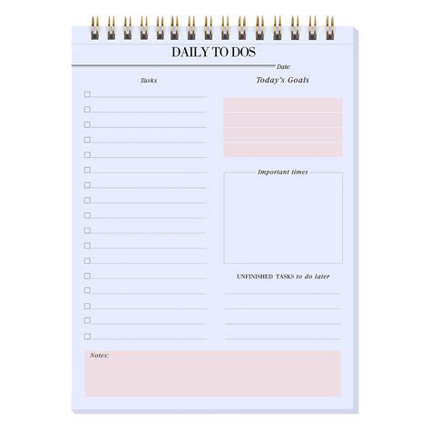 Buy Daily To Do Notepads Task Checklist Planner Time Management