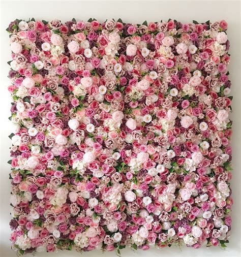 15x Artificial Flower Rosehydrangea Wall Panel Wedding Background
