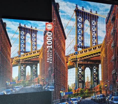 My First Completed Jigsaw Puzzle Manhattan Bridge New York 1000
