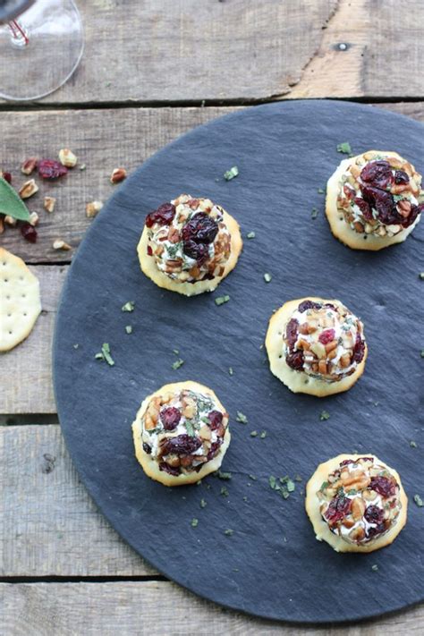 Cranberry Pecan And Goat Cheese Bites