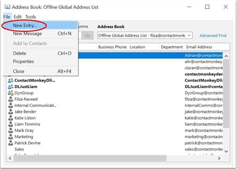 Under groups in the left folder pane, select your group. Create And Share A Distribution List In Outlook