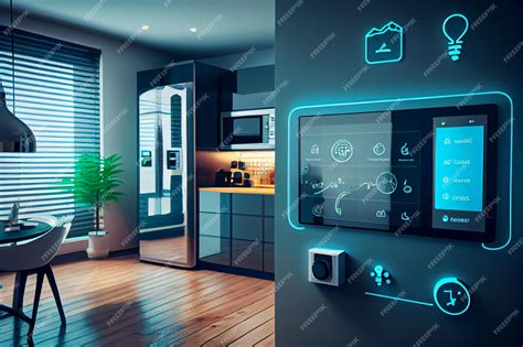 Premium Photo Smart Home Interface With Augmented Realty Of Iot