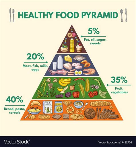 Check spelling or type a new query. Healthy food pyramid infographic pictures with vector ...