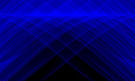 Royal Blue Wave On Black Background Stock Photo Download Image Now