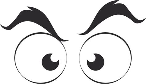 Angry Eyes Clip Art