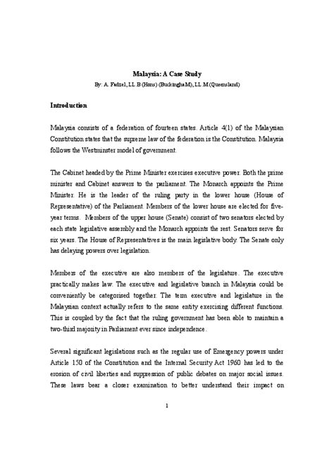 Copyright laws and regulations covering issues in malaysia of copyright subsistence, ownership copyright may also subsist in works made by or under the direction or control of the malaysian copyright will vest in a work if the author, or in the case of joint authorship, one of the authors, is a. (PDF) Malaysia: A Case Study | Ahmad Fadzel - Academia.edu