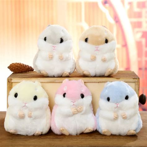 5 Styles Cute Plush Toy Hamster Doll Soft Stuffed Animal Backpack Bag