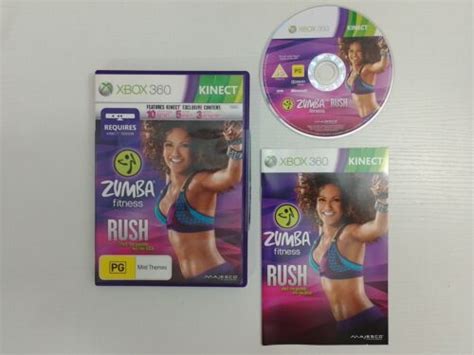Zumba Fitness Rush Microsoft Xbox Kinect Game Complete Tested