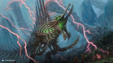 Etali Primal Sickness Mtg Art From March Of The Machine Set By Ryan