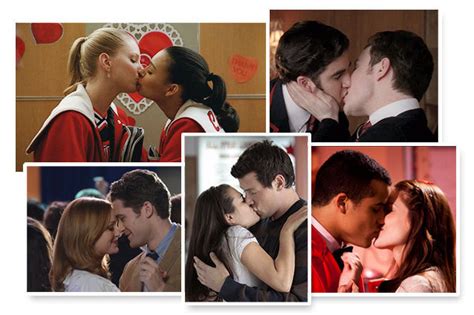 Pucker Man Up We Charted All Of The Glee Kisses — Exclusive Infographic
