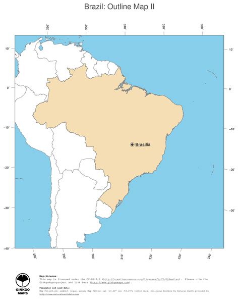 Map Of Brazil South America Verjaardag Vrouw 2020