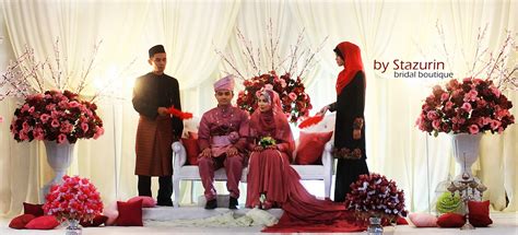 Mini pelamin untuk majlis nikah dan tunang. stazurinweddings Pelamin Dewan Pelamin Tunang Mini Pelamin ...