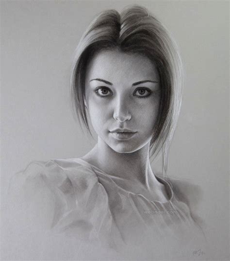 Portrait Drawing Woman By Maryjane 4
