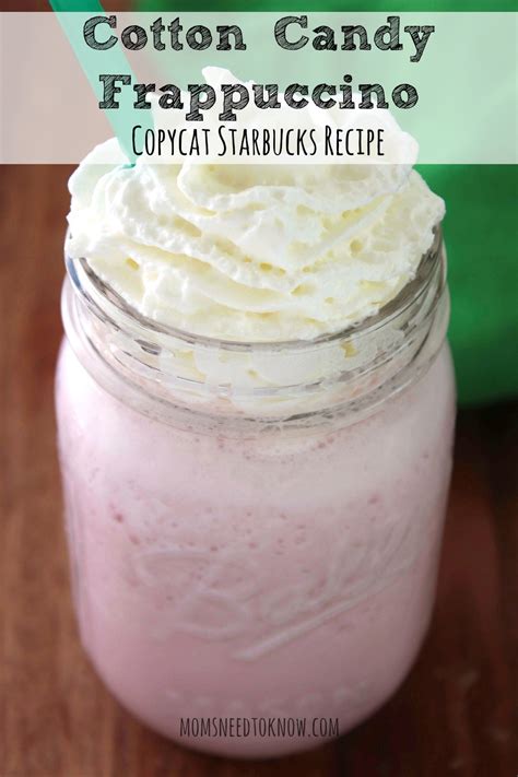 Check spelling or type a new query. Cotton Candy Frappuccino Recipe | Copycat Starbucks Recipe ...