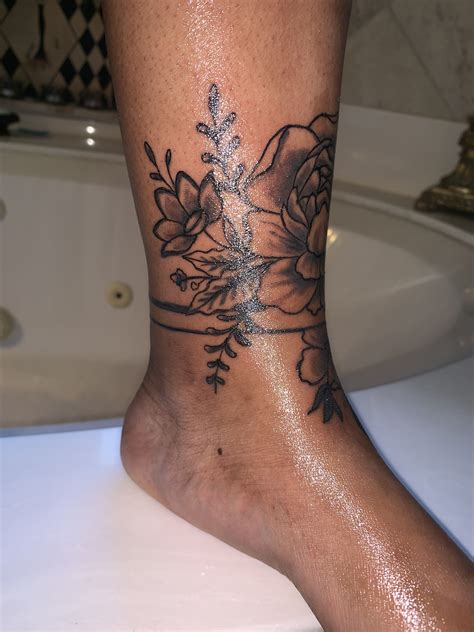 Anklefoot Tattoo Idea Ankle Tattoo Cover Up Ankle Foot Tattoo Cute