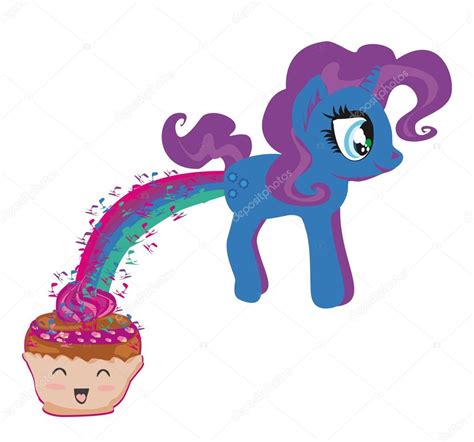 Cute Unicorn And Funny Muffin — Stock Vector © Jackybrown 80293234