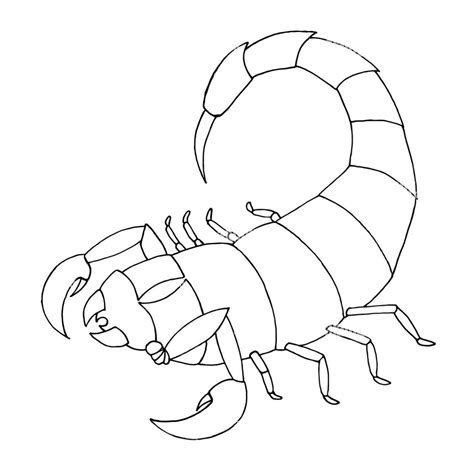 Scorpion Coloring Pages Free Printable Sheets For Kids Gbcoloring